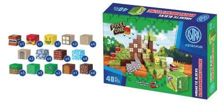 KLOCKI MAGNETYCZNE ASTRAFUN PIXEL ONE FARMA 40 EL..webp