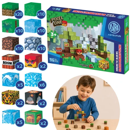 KLOCKI MAGNETYCZ ASTRAFUN PIXEL ONE DŻUNGLA 96 EL.(2).jpg