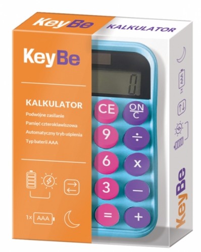 Przejdź do produktu KALKULATOR ROZM. M KEYBE by ASTRA Neon Line 2 6369