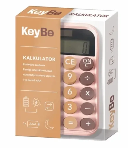 Przejdź do produktu KALKULATOR ROZM. M KEYBE by ASTRA Choco Line 6345