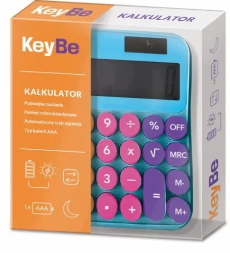Przejdź do produktu KALKULATOR ROZM. L KEYBE by ASTRA Neon Line 2 6314