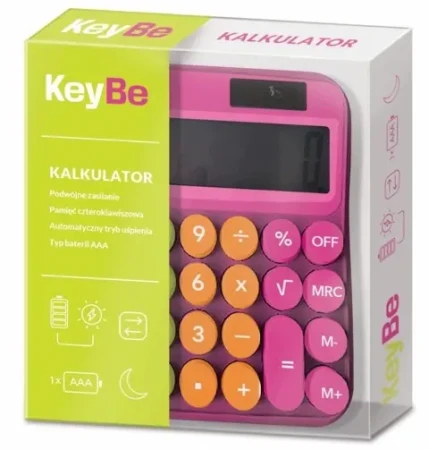 KALKULATOR ROZM. L KEYBE by ASTRA Neon Line 1 6307.webp