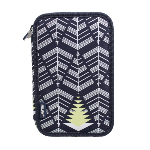 Przejdź do produktu Piórnik 2 poziomowy z wyposażeniem The Yeti granatowy 081264 YTK MILAN