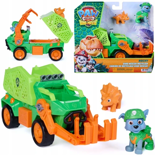 Przejdź do produktu SPIN Psi Patrol film Dino pojazd Rocky 6075772