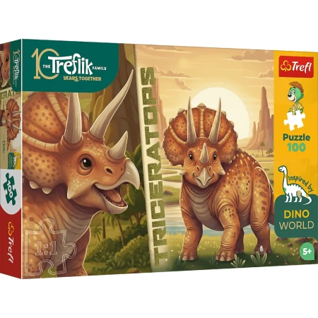 Puzzle 100 Inspired By Dino World wzór 3 Rodzina Treflików 16580 1.webp