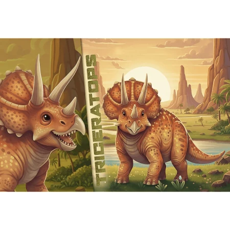 Puzzle 100 Inspired By Dino World wzór 3 Rodzina Treflików 16580 2.webp