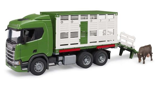 Przejdź do produktu BRUDER Scania Super 560R kontener+fig.krowy 03548