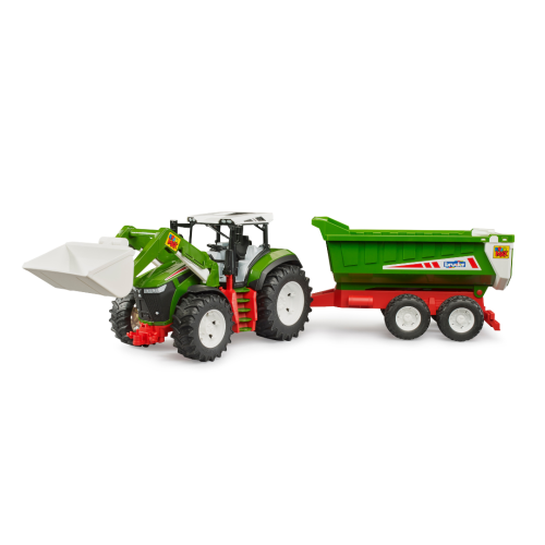 Przejdź do produktu BRUDER ROADMAX traktor ład.czoł+przycz.kiper 03452