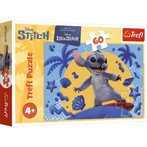 Przejdź do produktu Puzzle 60-el. - Dzień ze Stitchem 17407, Trefl