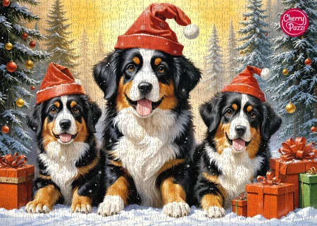 Puzzle 1000 CherryPazzi Holiday Puppies 31254 3.jpg