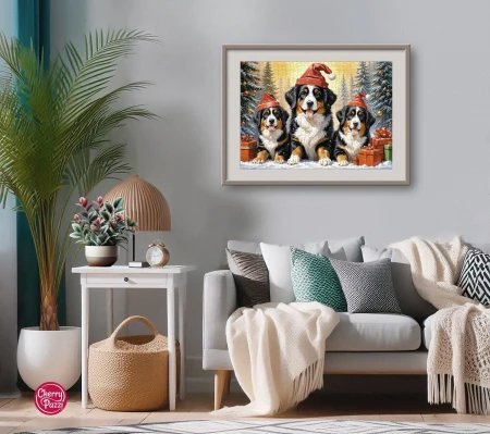 Puzzle 1000 CherryPazzi Holiday Puppies 31254 4.jpg