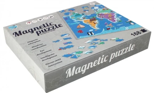 Przejdź do produktu PUZZLE MAGNET 168EL MAPA SWIAT 30X23X6 PUD 9 18