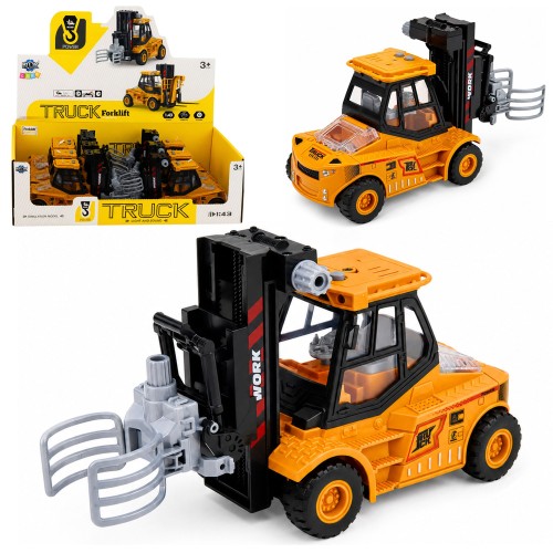 Przejdź do produktu 29847 Pojazd Budowlany Wózek Z Regulowanym Chwytakiem Światła Dźwięki Żółta 1:43 - LEAN Toys
