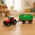 29801 Traktor z Przyczepą Do Transportu Zwierząt Figurki Krów Światła Dźwięki 4 el4.webp