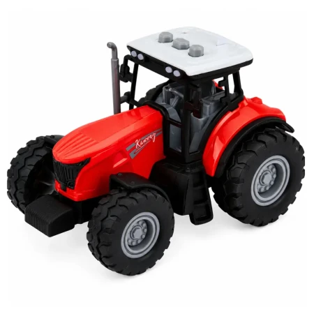29801 Traktor z Przyczepą Do Transportu Zwierząt Figurki Krów Światła Dźwięki 4 el2.webp