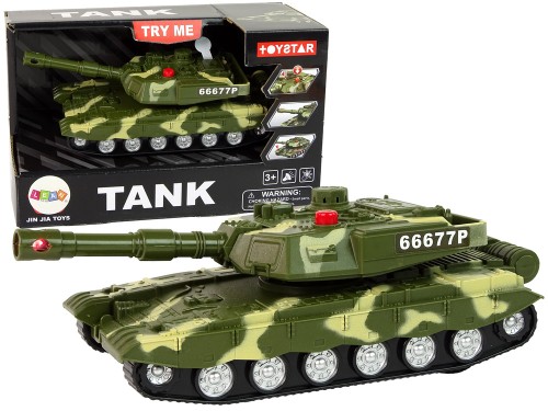 Przejdź do produktu 15485 Czołg Militarny Napęd Frykcyjny Dźwięk Światła - LEAN Toys 5905515358637