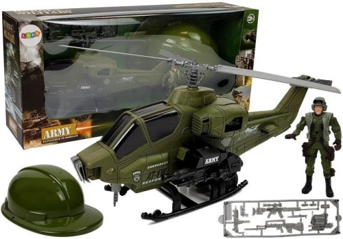 Przejdź do produktu 7877 Zestaw Wojskowy Helikopter Hełm Żołnierz - LEAN Toys