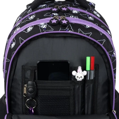 Plecak 4-komorowy 16 Kuromi Black_2.jpg