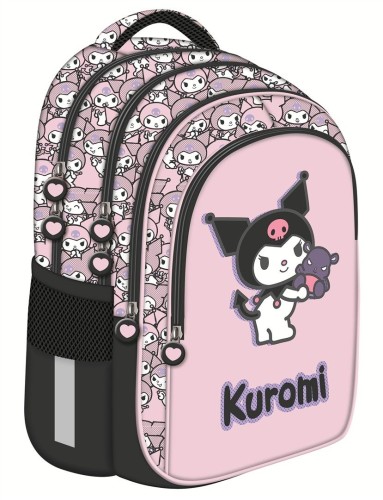 Przejdź do produktu Plecak 4-komorowy 16"" Kuromi Pink BPL58, St.Majewski