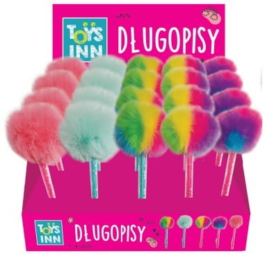 Przejdź do produktu Długopis Pompon z grą p12 7946 STNUX mix cena za 1