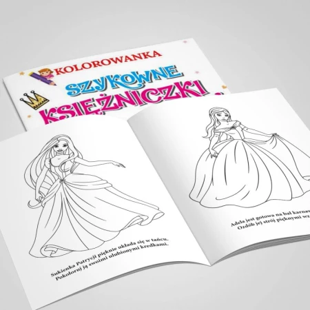 Kolorowanka Szykowne księżniczki z naklejkami_3.jpg