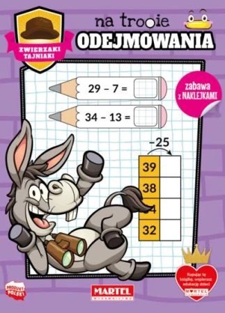 Zwierzaki tajniaki na tropie odejmowania z nakl.jpg