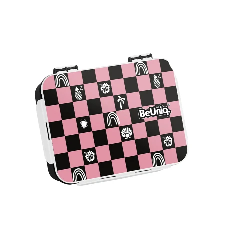 ŚNIADANIÓWKA PINK BEUNIQ KRATKA-RÓŻOWA.jpg