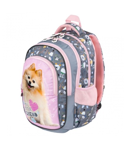 Przejdź do produktu Plecak 4-komorowy 16"" My Little Friend Sweet Pomeranian BPL58, St.Majewski
