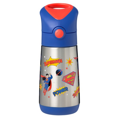 Przejdź do produktu Superman by b.box Butelka termiczna, bidon dla dziecka ze słomką 350 ml