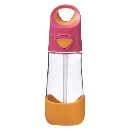 Przejdź do produktu Butelka tritanowa ze słomką 450 ml, Strawberry Shake, b.box