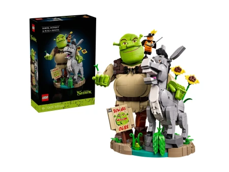 LEGO® SHREK 72423 Shrek, Osioł i Kot w butach 1.webp