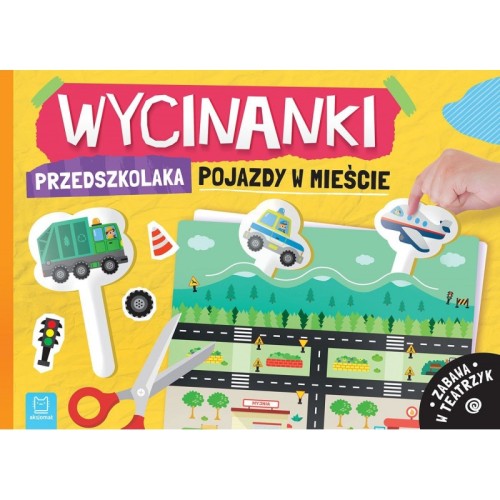 Przejdź do produktu Wycinanki przedszkolaka. Pojazdy w mieście. Zabawa w teatrzyk