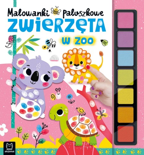 Przejdź do produktu Zwierzęta w zoo. Paluszkowe malowanki – kreatywne malowanie palcami