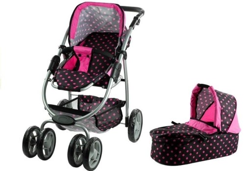 Przejdź do produktu 3810 Wózek dla lalek Alice Głęboki, Spacerówka, Gondola 2w1 - Alice 5902808157953