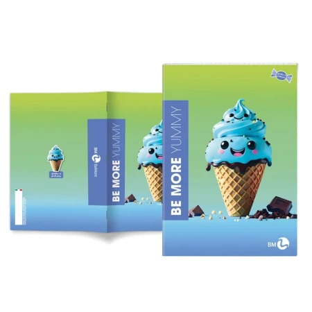 Be More Yummy zeszyt A4 72 strony w linię 100 g – pachnący zeszyt ze słodkimi motywami_4.jpg