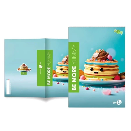 Be More Yummy zeszyt A4 72 strony w linię 100 g – pachnący zeszyt ze słodkimi motywami.jpg