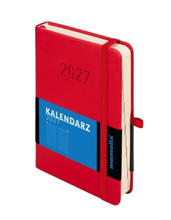 Kalendarz 2027 Memofix B6 DNS czerwony Antra – dzienny kalendarz książkowy+3.jpg