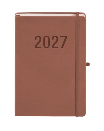 Przejdź do produktu Kalendarz 2027 Memofix B5 DNS mocha mousse Antra – dzienny kalendarz książkowy