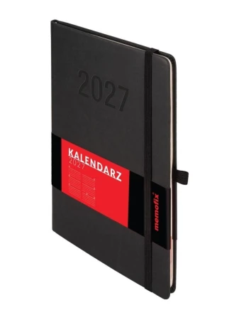 Kalendarz 2027 Memofix A5 TDW czarny Antra – tygodniowy kalendarz książkowy_3.jpg