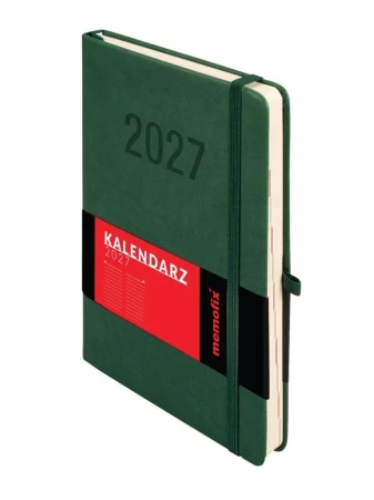 Kalendarz 2027 Memofix A5 DNS zielony Antra – dzienny kalendarz książkowy_3.jpg