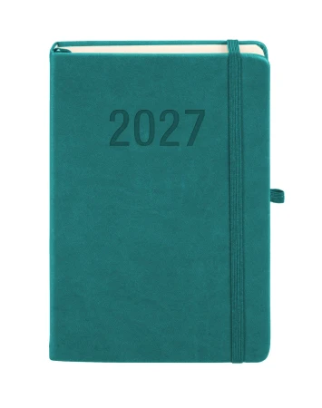Kalendarz 2027 Memofix A5 DNS turkusowy Antra – dzienny kalendarz książkowy_3.jpg