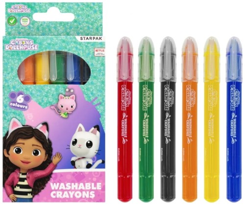 Przejdź do produktu KREDKI ZMYWALNE 6KOL GABBY S DH WYKR STKWB12 144