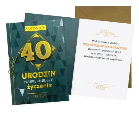 Karnet B6 Urodziny 40 męskie Kukartka.jpg