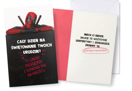 Przejdź do produktu Karnet DHS-056 Urodziny (Deadpool)