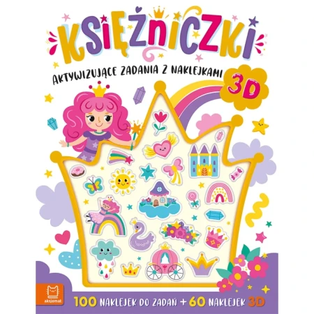 Księżniczki.  Aktywizujące zadania z naklejkami 3D 1.jpg