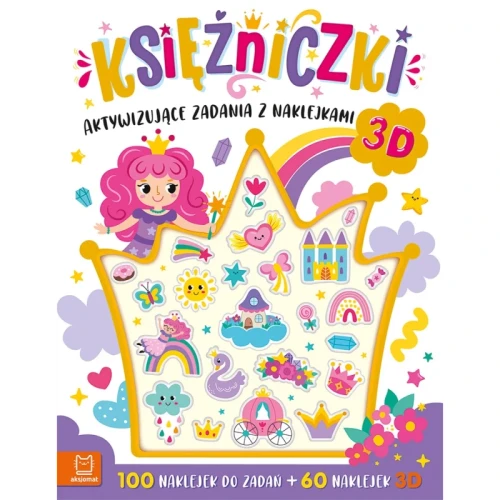 Przejdź do produktu Księżniczki.  Aktywizujące zadania z naklejkami 3D