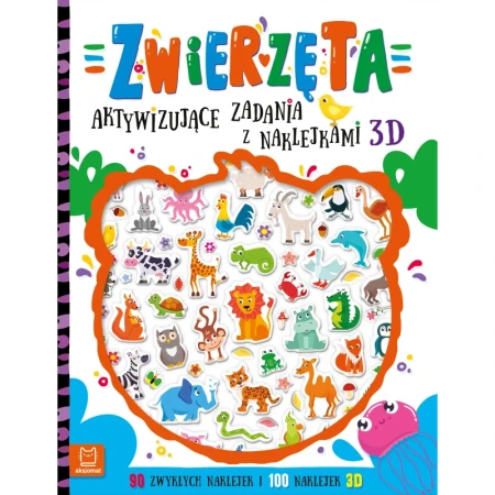 Zwierzęta. Aktywizujące zadania z naklejkami 3D 1.jpg