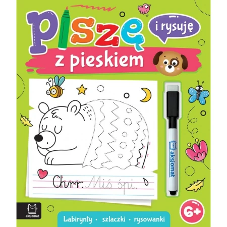 Piszę i rysuję z pieskiem. Labirynty, szlaczki, rysowanki. cieralny pisak 1.jpg