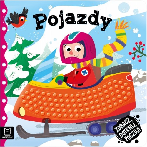 Przejdź do produktu Książeczka sensoryczna. Zobacz, dotknij, poczuj. Pojazdy