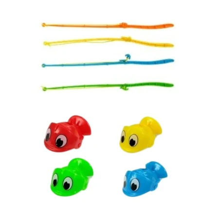 25115 Gra Interaktywna Zręcznościowa Na Baterie Łowienie Rybek Różowa - LEAN Toys 3.jpg